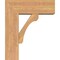Ekena Millwork Legacy Block Smooth Bracket w/ Offset Brace, Western Red Cedar, 7 1/2"W x 20"D x 24"H BKT0806X20X24LEC05SWR - alternate 3